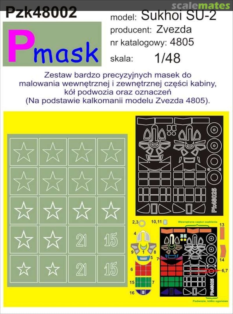 Boxart Sukhoi SU-2 PZK48002 Pmask Boxart Sukhoi SU-2 PZK48002 Pmask