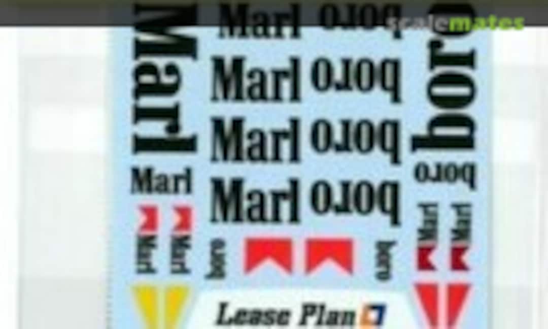 1:24 McLaren F1 GTR Zhuhai 1996 Option Decal (Tabu Design TABU24063) TABU24063