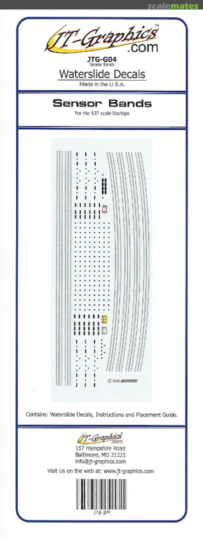 Boxart Sensor Bands JTG-G04 JT-Graphics