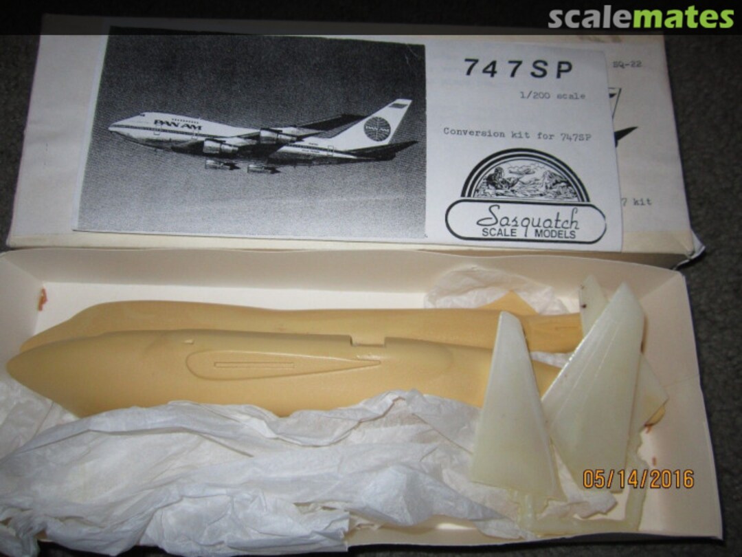 Boxart Boeing 747SP Resin Fuselage Conversion SQ-22 Sasquatch Boxart Boeing 747SP Resin Fuselage Conversion SQ-22 Sasquatch