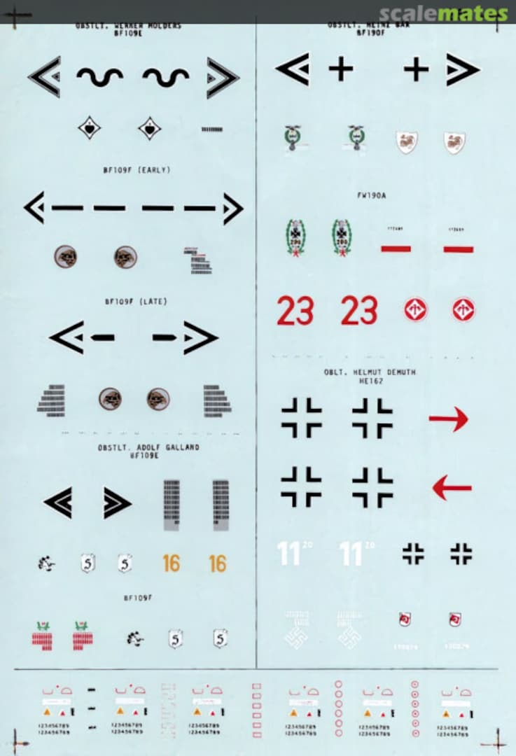 Boxart WWII Luftwaffe Aces #2 72-54 Microscale Boxart WWII Luftwaffe Aces #2 72-54 Microscale