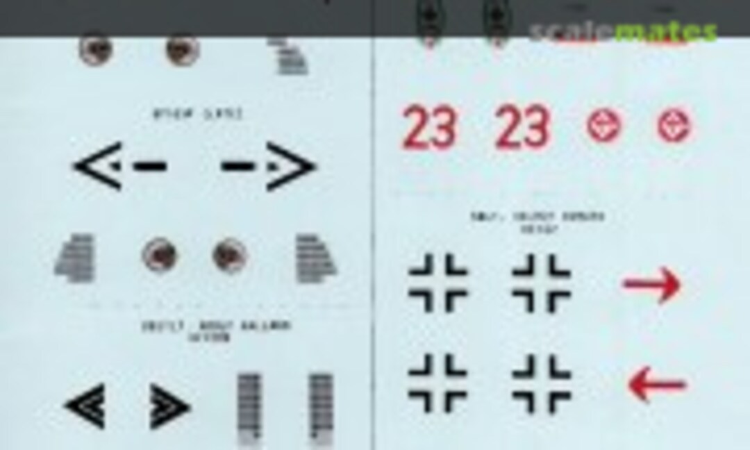1:72 WWII Luftwaffe Aces #2 (Microscale 72-54) 72-54
