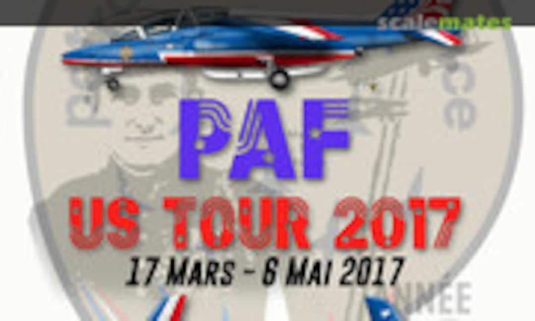 1:48 Patrouille de France Alphajet "PAF US Tour" 2017 (FFSMC Productions P_48-50) P_48-50