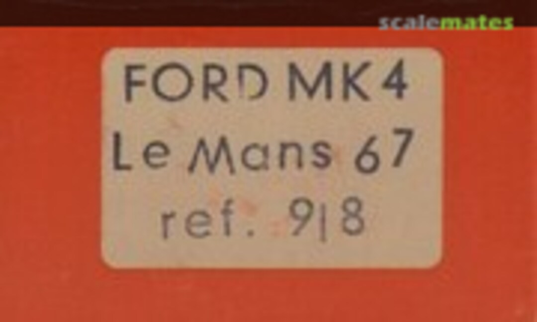 Ford Mk IV #J5 (Top 43 918)
