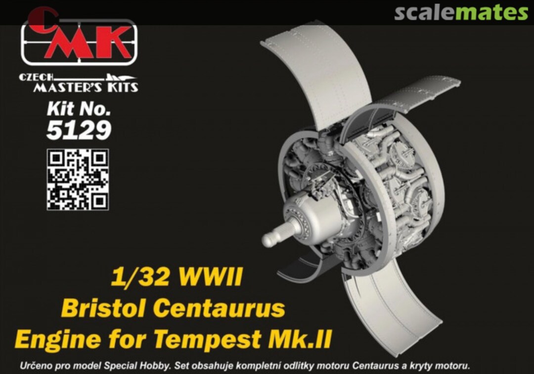 Boxart WWII Bristol Centaurus Engine for Tempest Mk.II (Special Hobby Kit) 5129 CMK Boxart WWII Bristol Centaurus Engine for Tempest Mk.II (Special Hobby Kit) 5129 CMK
