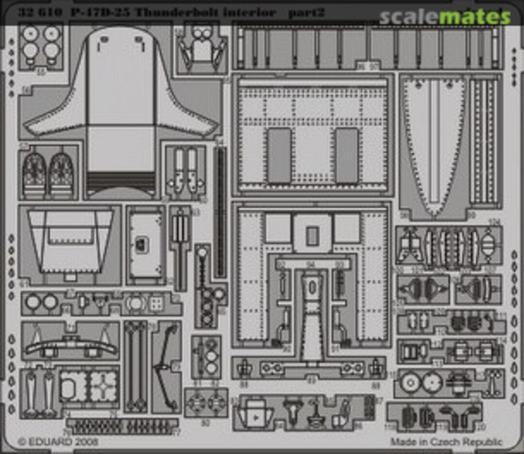 Boxart P-47D-25 interior S.A., part 1+2 32610 Eduard Boxart P-47D-25 interior S.A., part 1+2 32610 Eduard