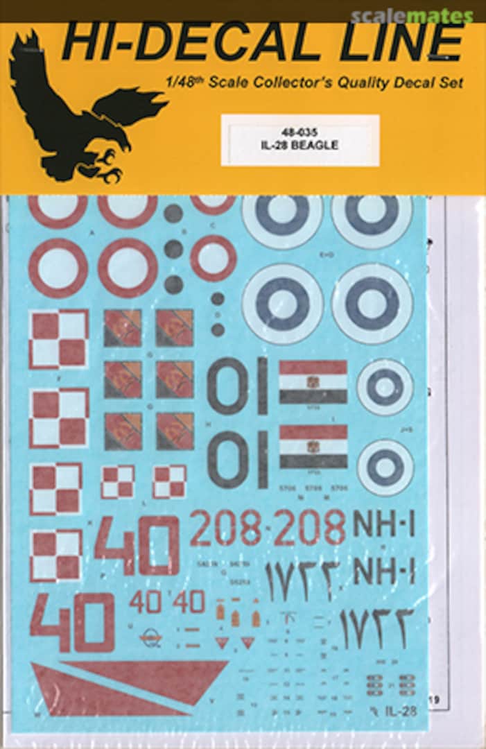Boxart Il-28 Beagle 48-035 Hi-Decal Line Boxart Il-28 Beagle 48-035 Hi-Decal Line