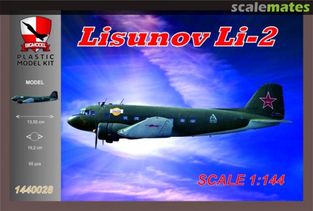 Boxart Lisunov Li-2 1440028 BIGMODEL