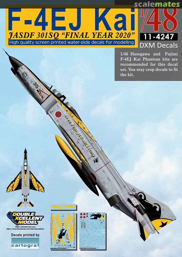 Boxart F-4EJ Kai 11-4247 Double Xcellent Model