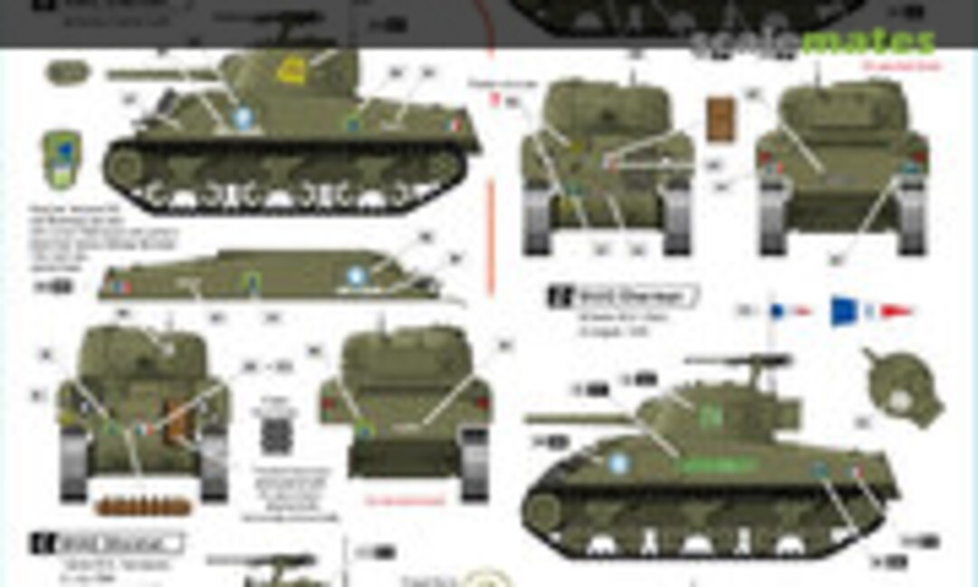 1:72 French M4A2 Sherman (Star Decals 72-A1081) 72-A1081