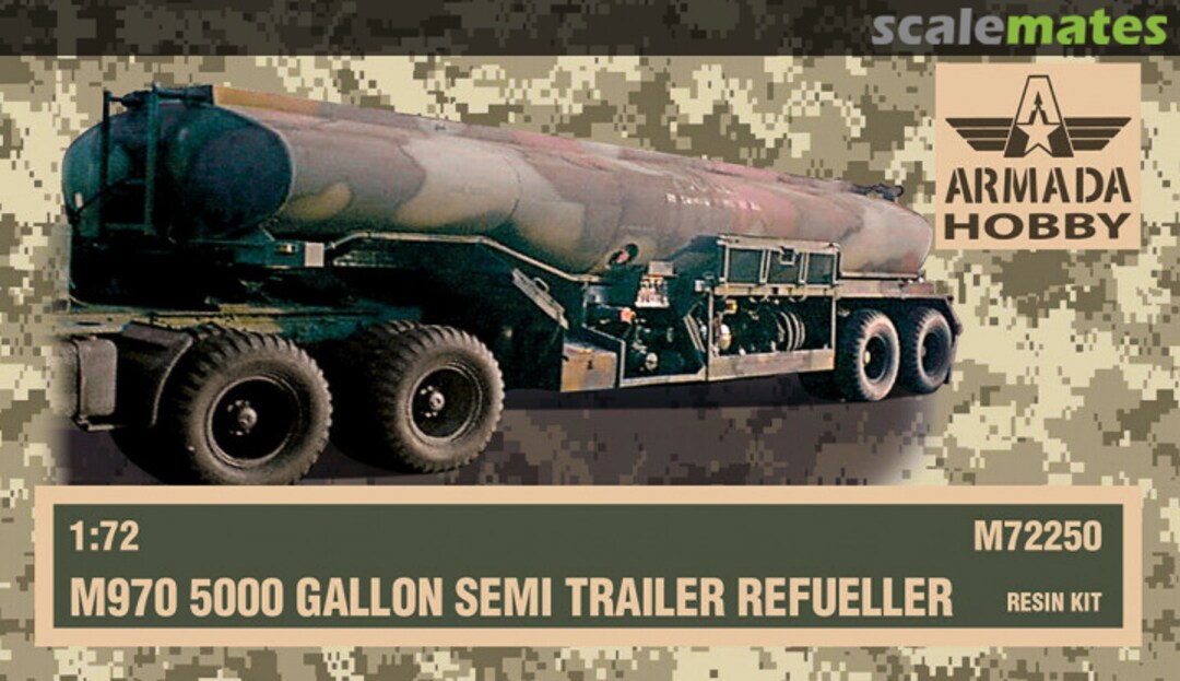 Boxart M970 5000 Gallon Semi Trailer Refueller M72250 Armada Hobby Boxart M970 5000 Gallon Semi Trailer Refueller M72250 Armada Hobby