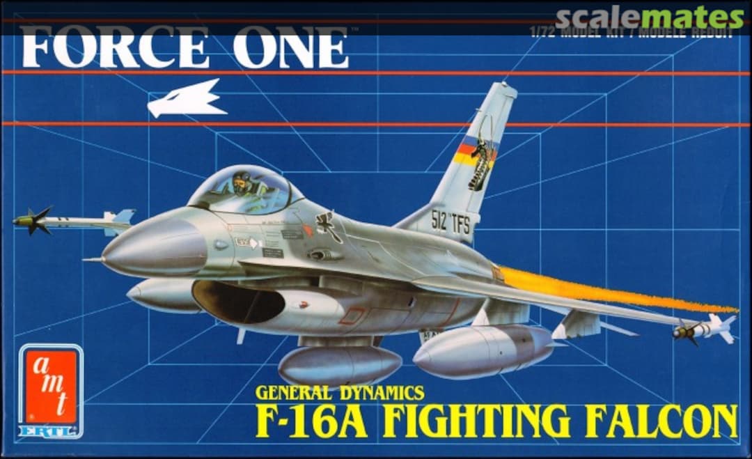 Boxart General Dynamics F-16A Fighting Falcon 8696 AMT/ERTL Boxart General Dynamics F-16A Fighting Falcon 8696 AMT/ERTL