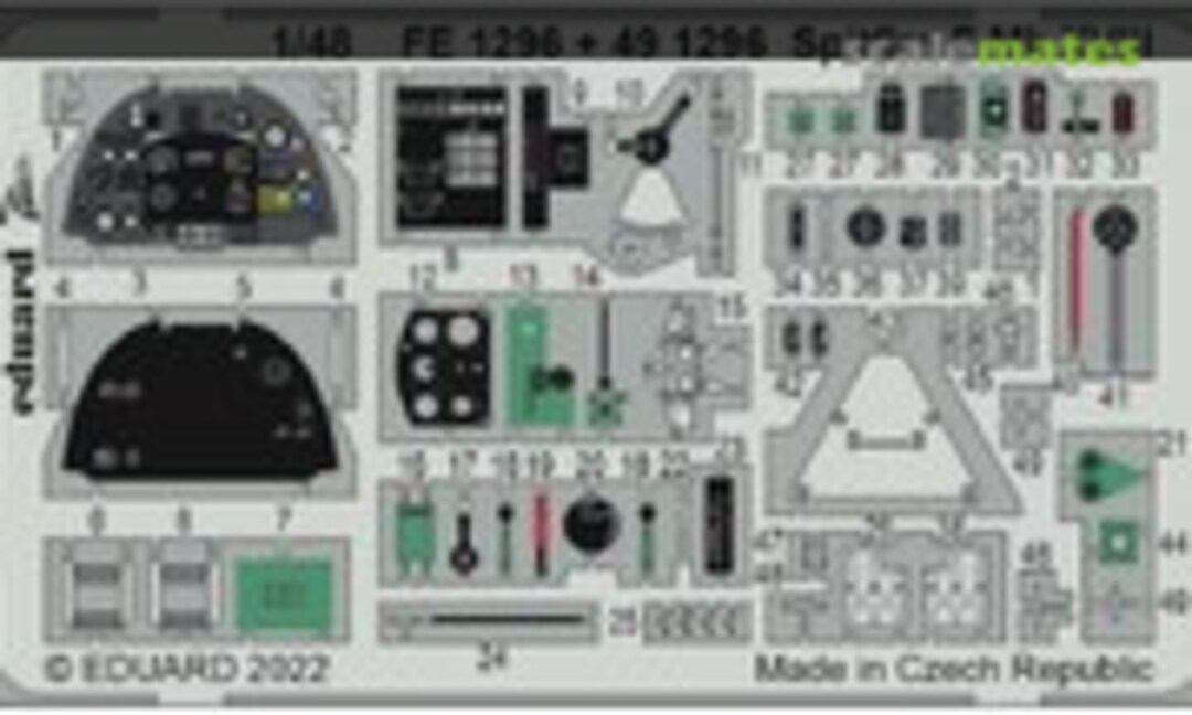 1:48 Spitfire F Mk.XVIII detail set (Eduard FE1296)