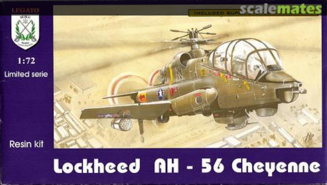 Boxart Lockheed AH-56A Cheyenne 72066 Legato Boxart Lockheed AH-56A Cheyenne 72066 Legato