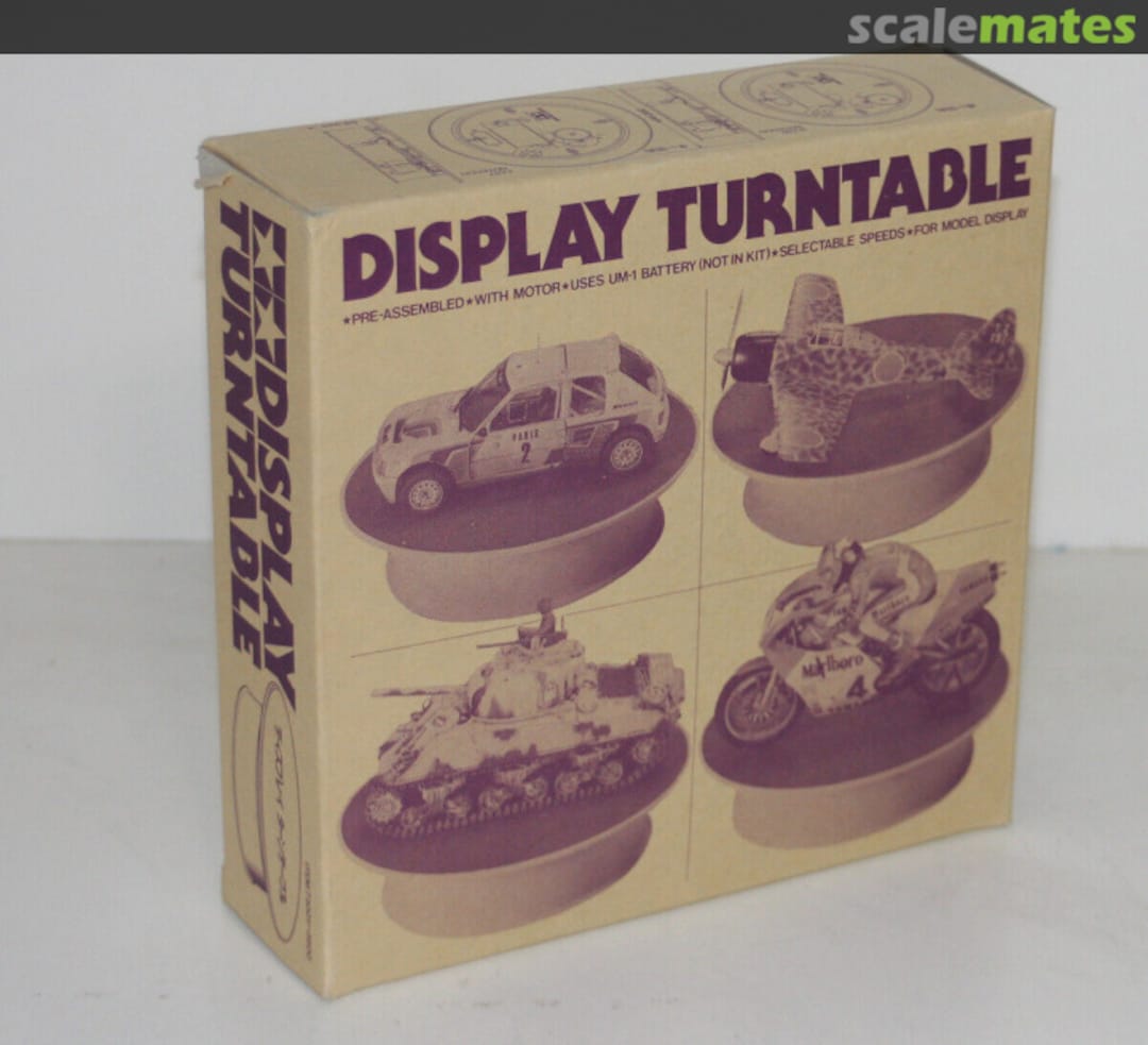 Boxart Display Turntable 73001 Tamiya Boxart Display Turntable 73001 Tamiya