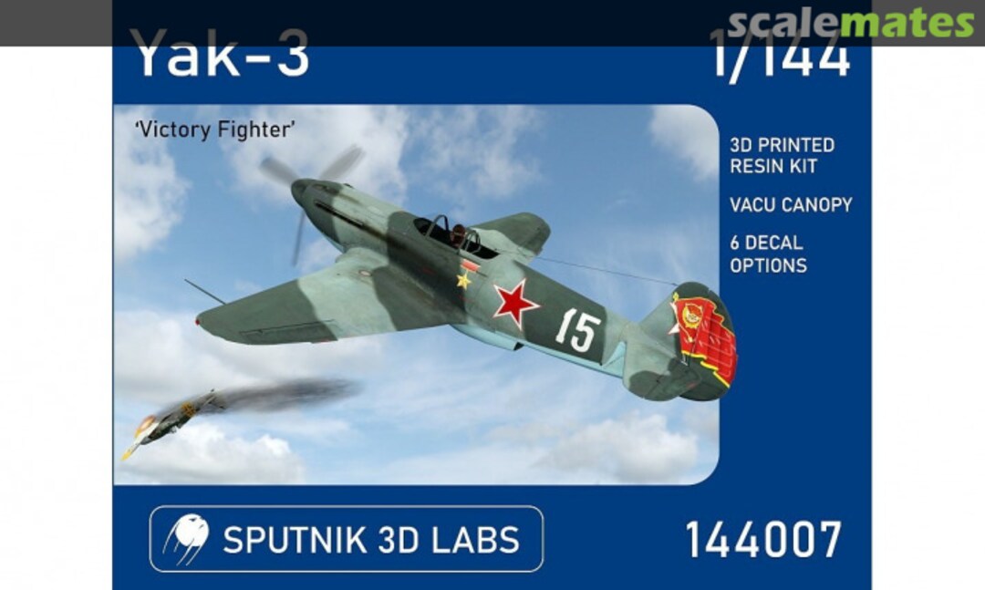 Boxart Yak-3 144007 Sputnik 3D Labs Boxart Yak-3 144007 Sputnik 3D Labs