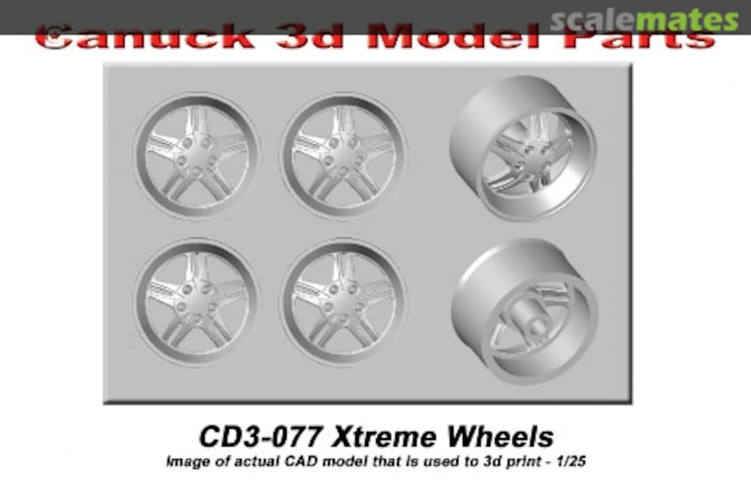 Boxart S10 Xtreme Wheels CD3-077 Canuck 3D Model Parts Boxart S10 Xtreme Wheels CD3-077 Canuck 3D Model Parts