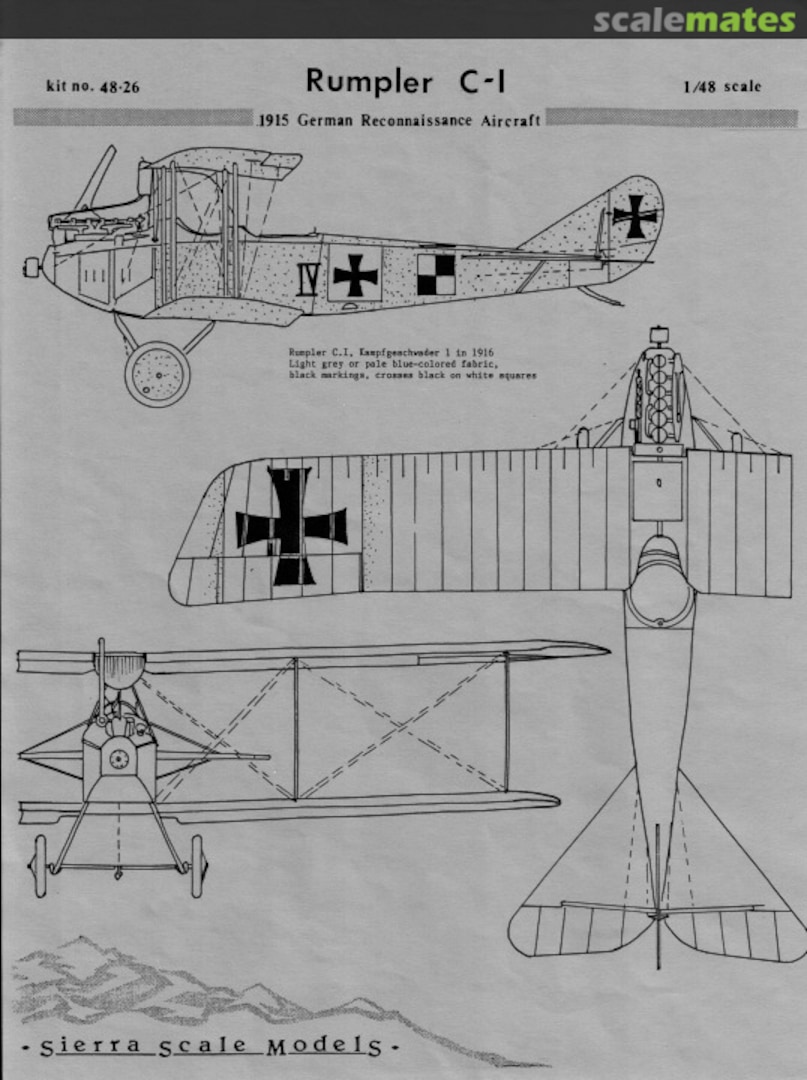 Boxart Rumpler C.I 48-26 Sierra Scale Models Boxart Rumpler C.I 48-26 Sierra Scale Models