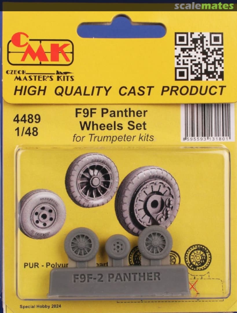 Boxart F9F Panther Wheels Set 4489 CMK Boxart F9F Panther Wheels Set 4489 CMK