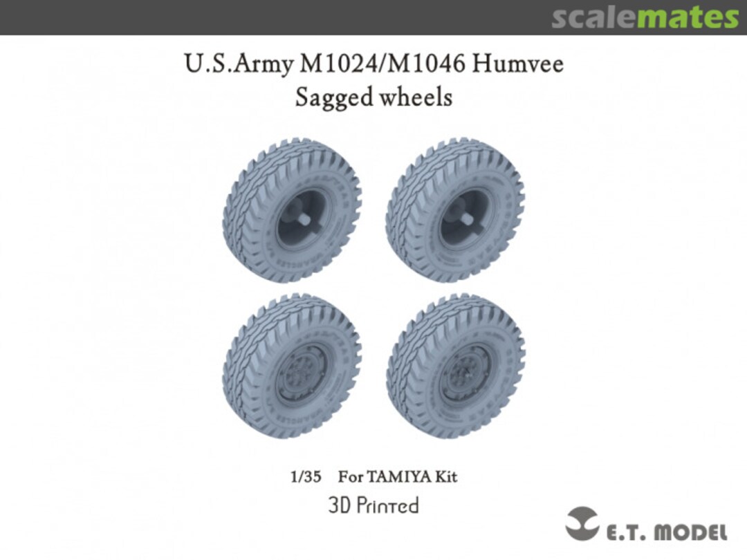 Boxart US M1024/M1046 Humvee - Sagged Wheels P35-168 E.T. Model Boxart US M1024/M1046 Humvee - Sagged Wheels P35-168 E.T. Model
