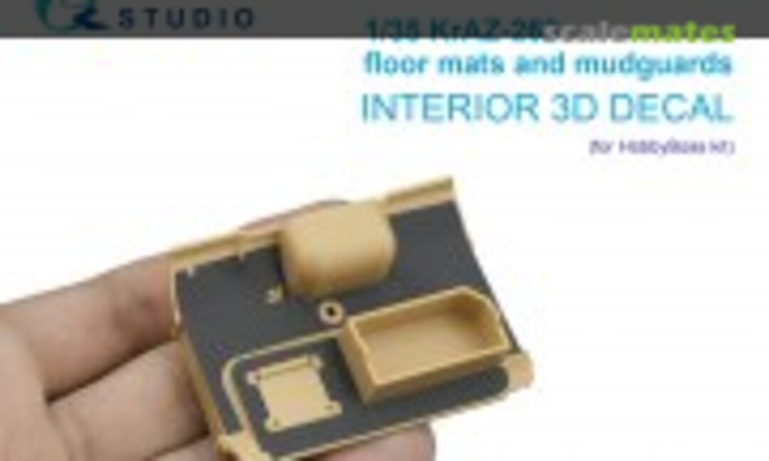 1:35 KrAZ-260 Floor Mats and Mudguards interior 3D decals (Quinta Studio QR35035) QR35035