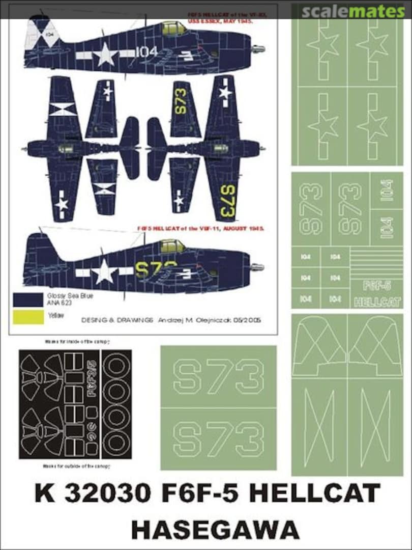 Boxart Grumman F6F-5 Hellcat K32030 Montex Boxart Grumman F6F-5 Hellcat K32030 Montex