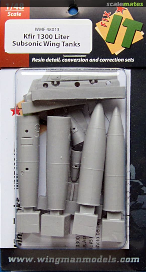 Boxart Kfir 1.300 l Subsonic Wing Tanks WMF48013 Wingman Models Boxart Kfir 1.300 l Subsonic Wing Tanks WMF48013 Wingman Models