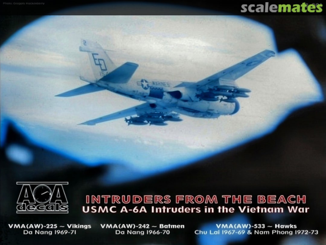 Boxart Intruders From The Beach 48-001 AOA decals Boxart Intruders From The Beach 48-001 AOA decals