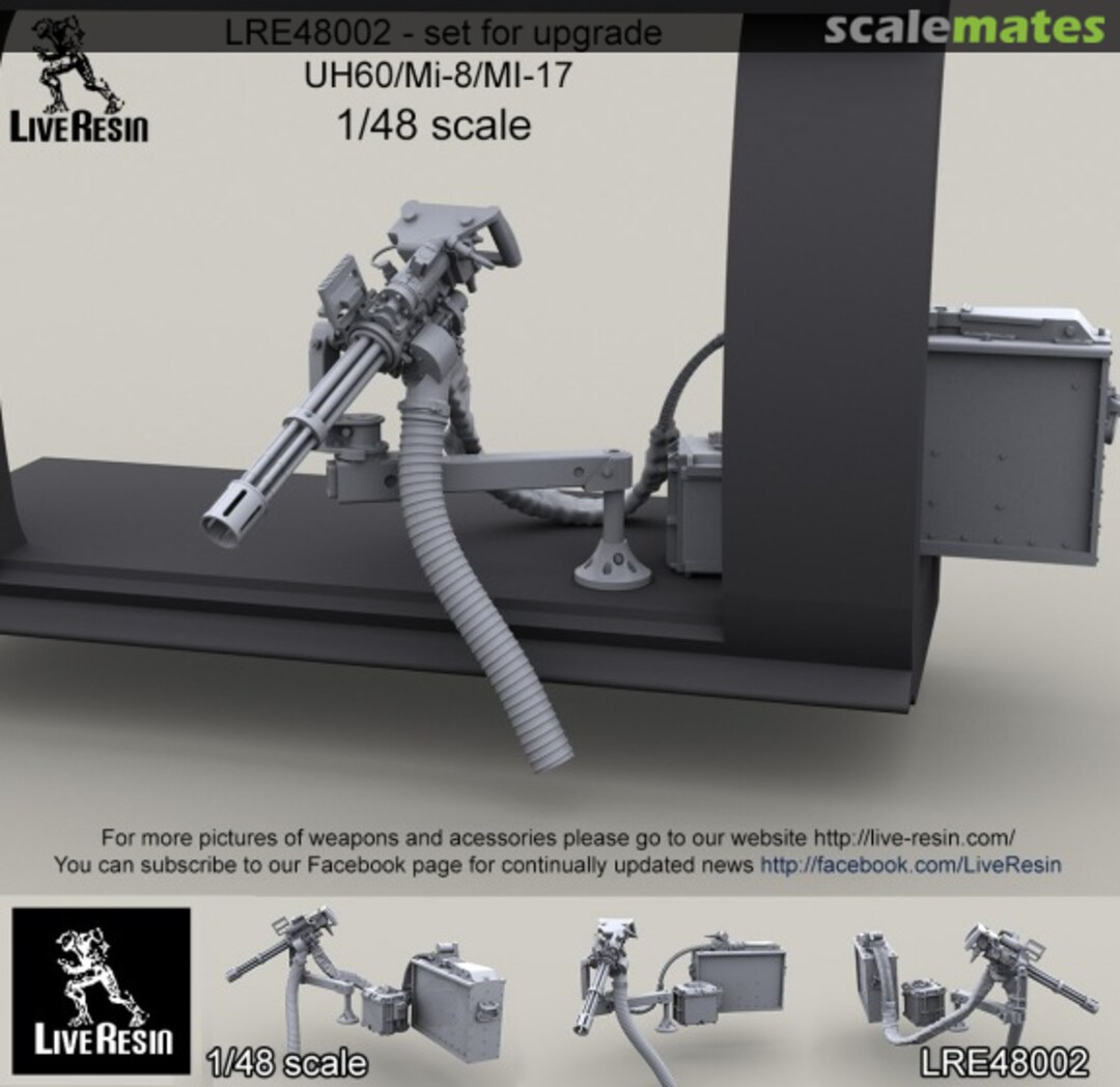 Boxart UH60/Mi-8/MI-17 Cargo Door M134D Mount LRE-48002 Live Resin Boxart UH60/Mi-8/MI-17 Cargo Door M134D Mount LRE-48002 Live Resin