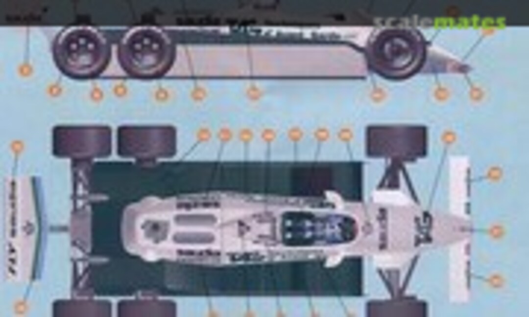 Williams-Ford FW07D Six-Wheeler (SilverLine SLK065)