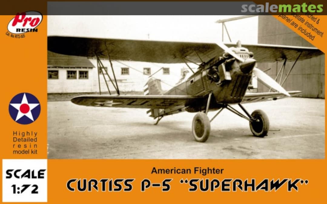 Boxart Curtiss P-5 "Superhawk" R72-025 Pro Resin Boxart Curtiss P-5 "Superhawk" R72-025 Pro Resin
