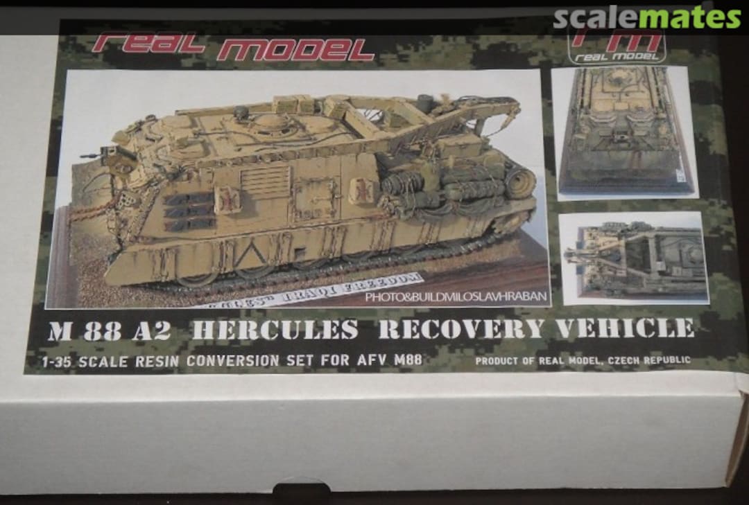 Boxart M88A2 Hercules Recovery Vehicle RM35070 Real Model Boxart M88A2 Hercules Recovery Vehicle RM35070 Real Model