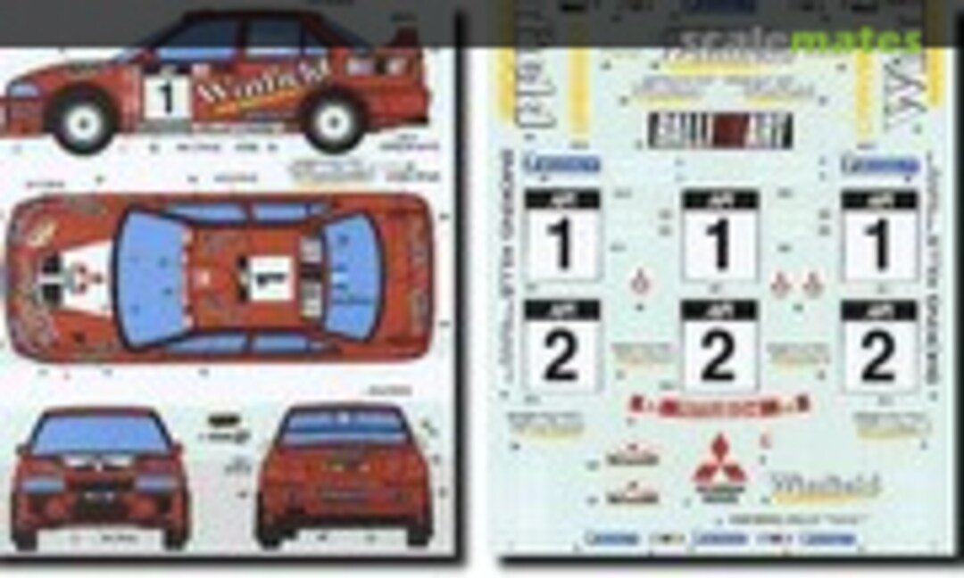 1:24 Mitsubishi Lancer Evo V (Studio27 ST27-DC167) ST27-DC167