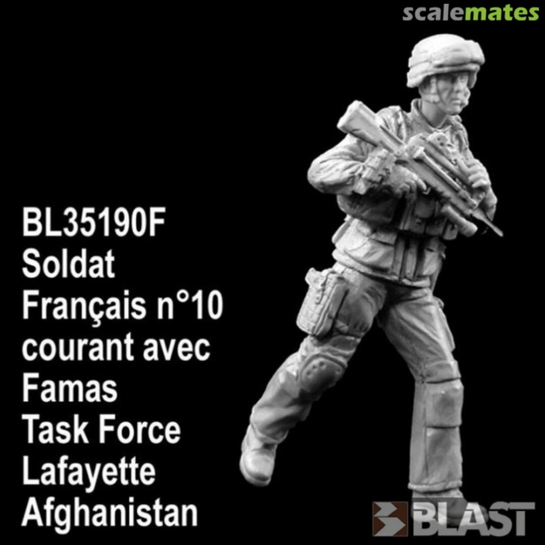 Boxart Soldat Français n°10 courant avec FAMAS Task Force Lafayette Afghanistan BL35190F Blast Models Boxart Soldat Français n°10 courant avec FAMAS Task Force Lafayette Afghanistan BL35190F Blast Models