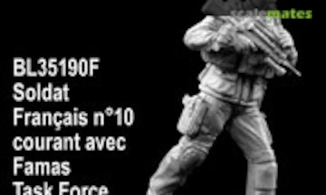 1:35 Soldat Français n°10 courant avec FAMAS Task Force Lafayette Afghanistan (Blast Models BL35190F) BL35190F