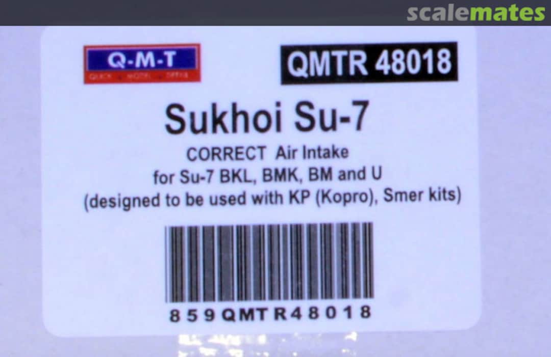 Boxart Correct Air Intake Su-7 BKL, BMK - Smer / Kopro Su-7 BM and Su-7U QMTR48018 Q-M-T Boxart Correct Air Intake Su-7 BKL, BMK - Smer / Kopro Su-7 BM and Su-7U QMTR48018 Q-M-T