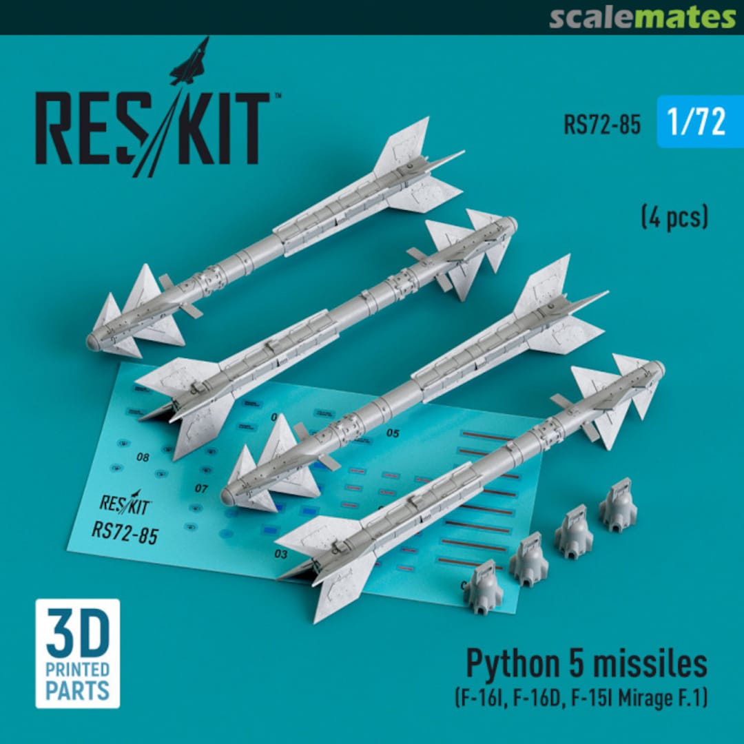 Boxart Python 5 missiles RS72-85 ResKit Boxart Python 5 missiles RS72-85 ResKit