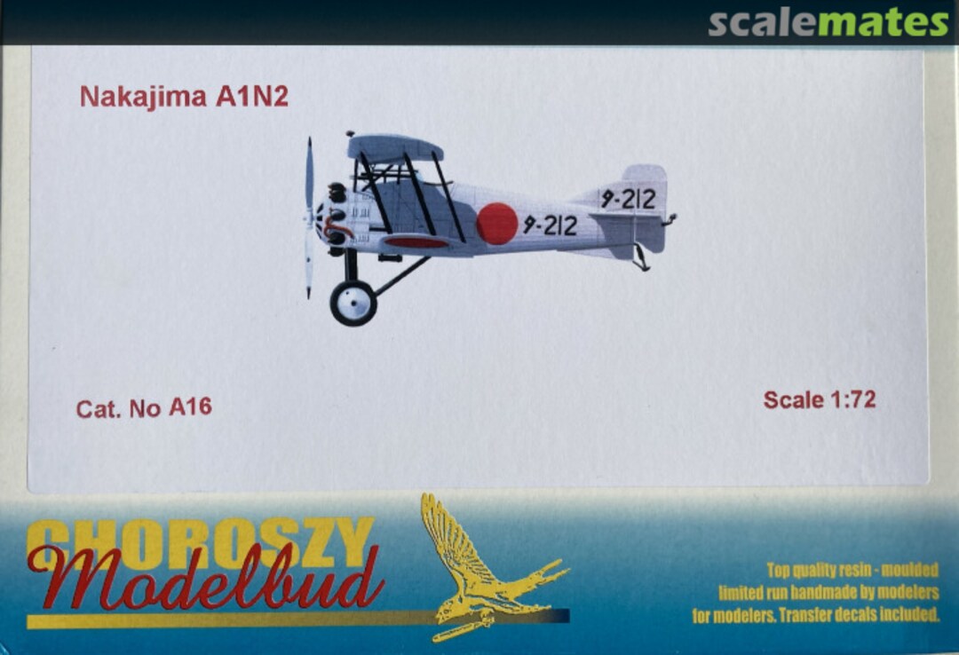 Boxart Nakajima A1N2 A16 Choroszy Modelbud