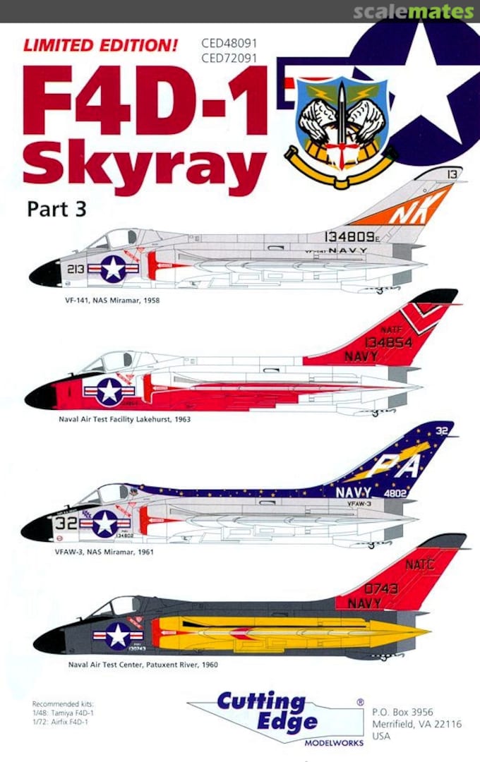 Boxart F4D-1 Skyrays CED48091 Cutting Edge Modelworks Boxart F4D-1 Skyrays CED48091 Cutting Edge Modelworks