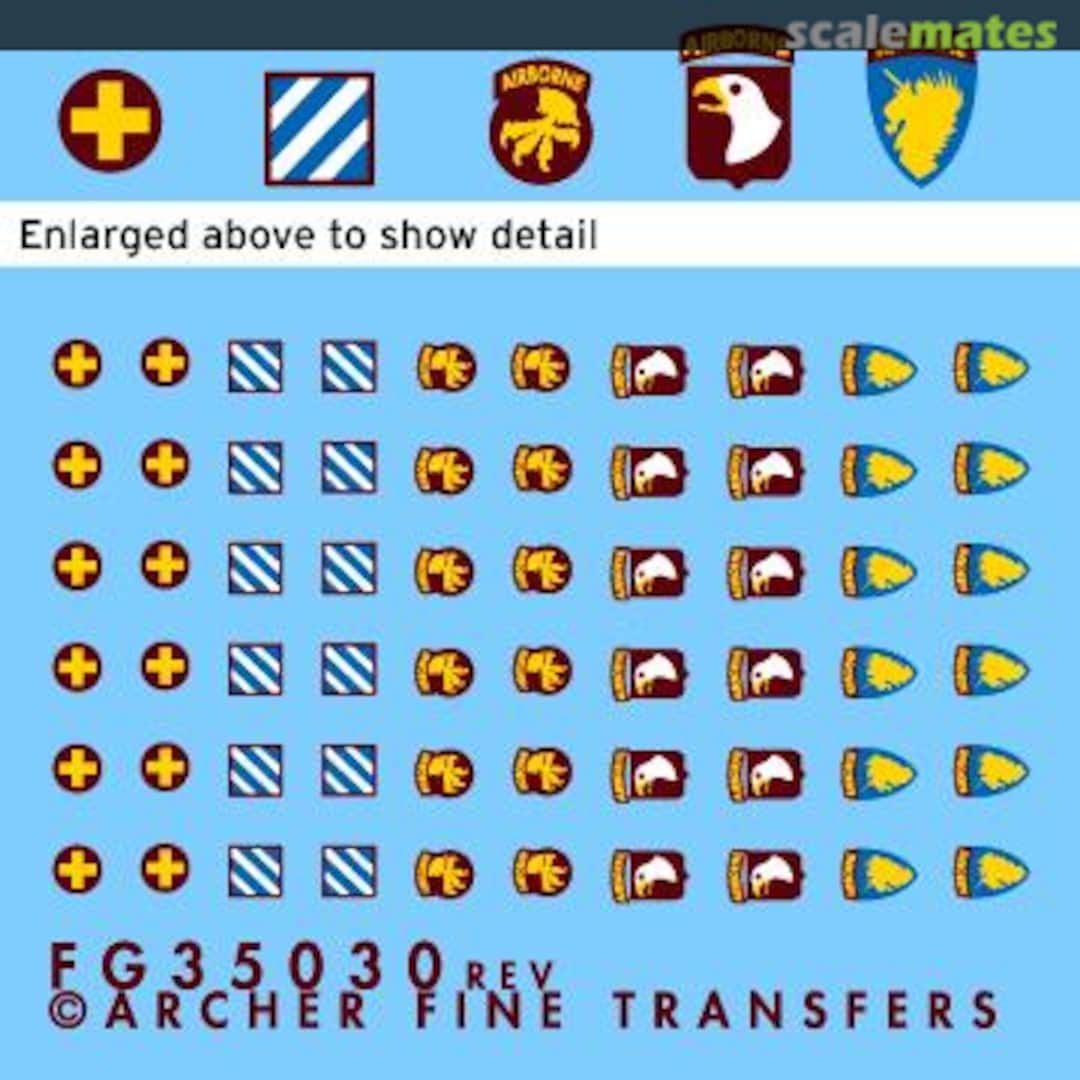 Boxart U.S. 3rd and 33rd Infantry Division and 13th, 17th, 101st Airborne patches FG35030 Archer Boxart U.S. 3rd and 33rd Infantry Division and 13th, 17th, 101st Airborne patches FG35030 Archer