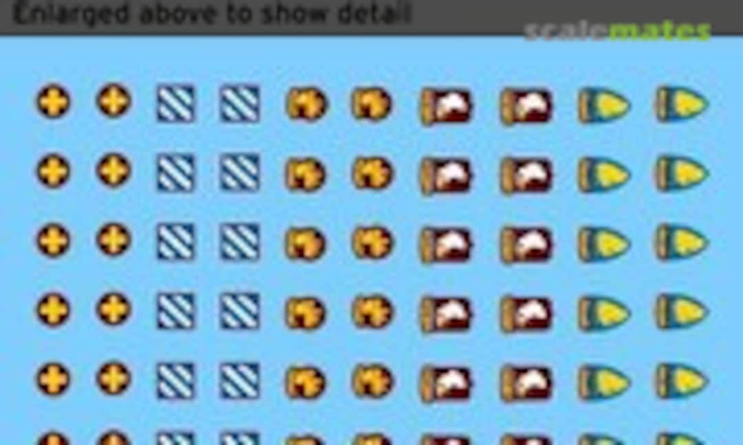 1:35 U.S. 3rd and 33rd Infantry Division and 13th, 17th, 101st Airborne patches (Archer FG35030) FG35030