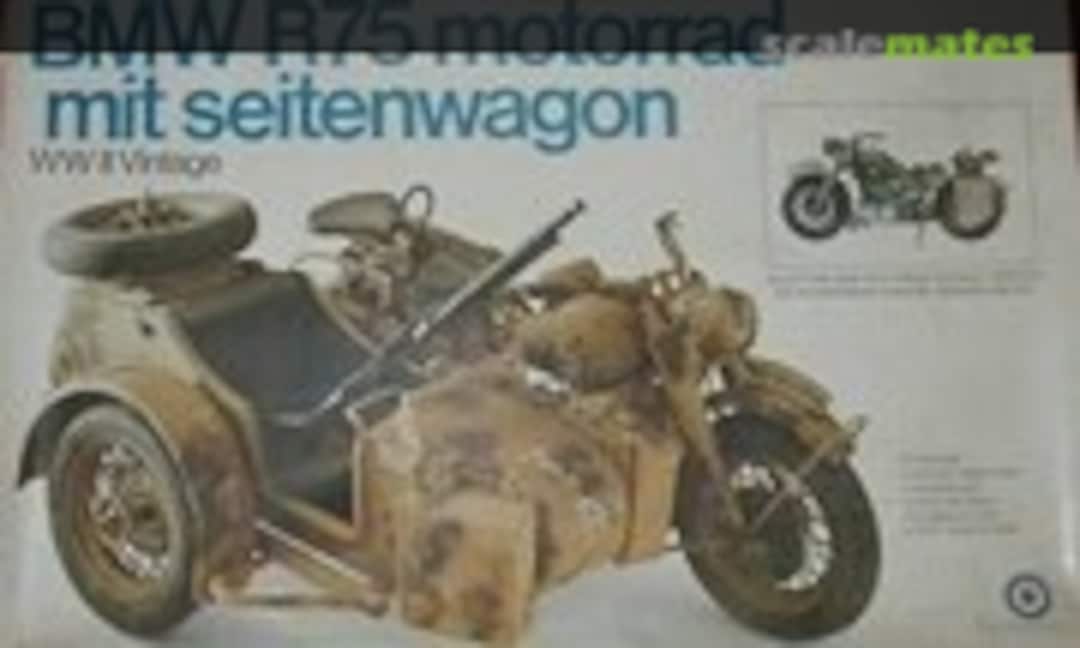 1:8 BMW R75 Motorrad Mit Seitenwagon (Entex Industries 8491) 8491
