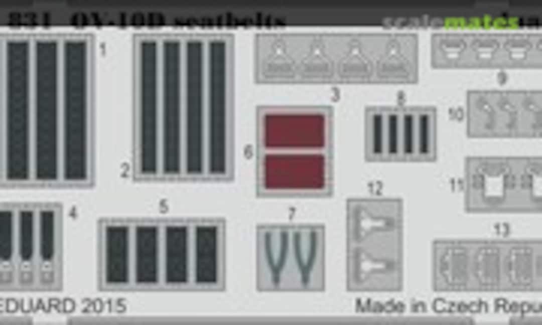 1:32 OV-10D Seatbelts (Eduard 32831) 32831