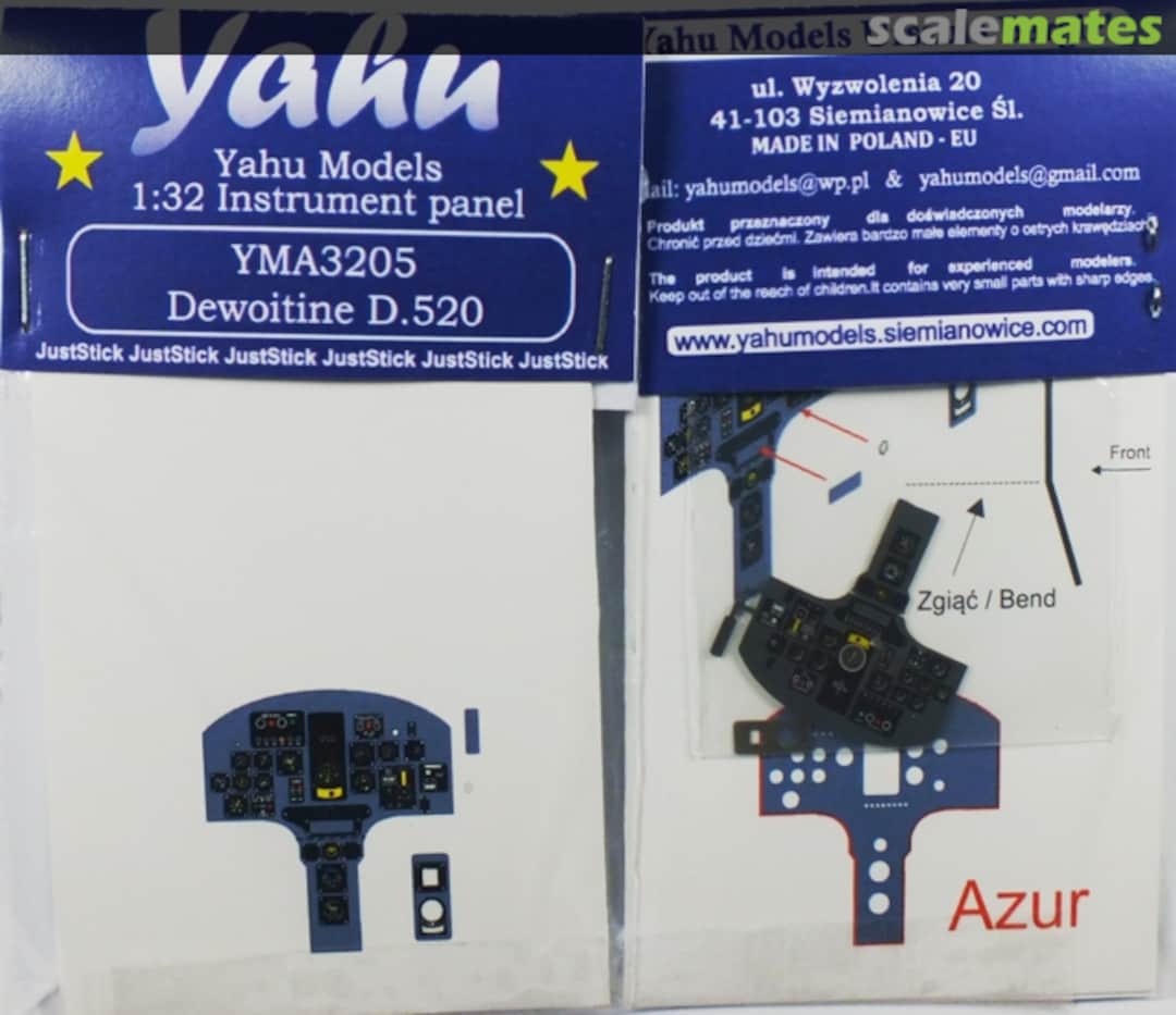 Boxart Dewoitine D.520 YMA3205 Yahu Models Boxart Dewoitine D.520 YMA3205 Yahu Models