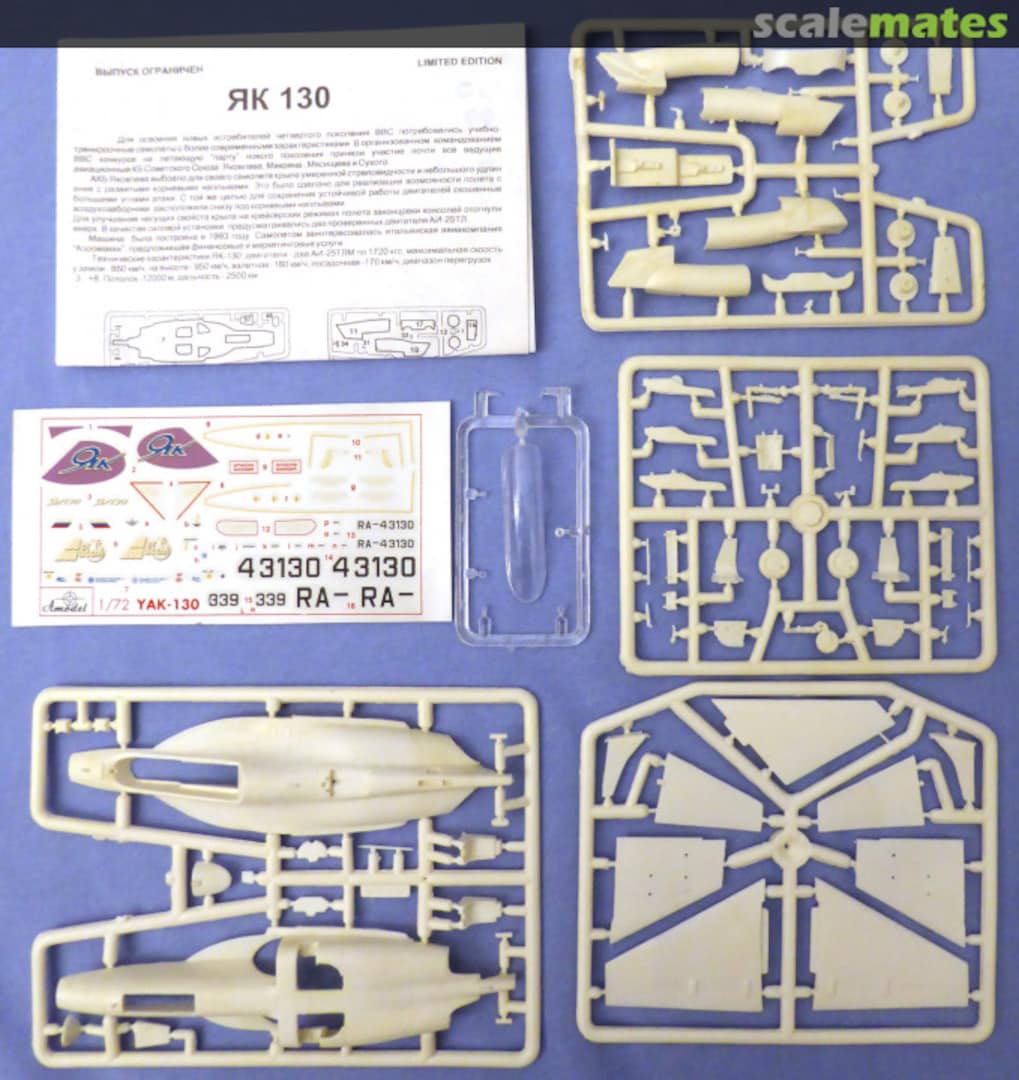 Contents Yak-130 7233 Amodel Contents Yak-130 7233 Amodel