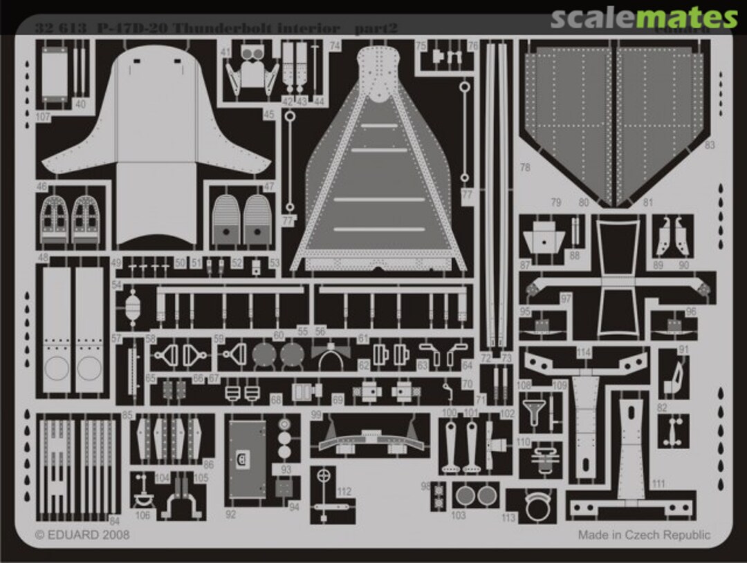 Boxart P-47D-20 interior S.A., part 1+2 32613 Eduard Boxart P-47D-20 interior S.A., part 1+2 32613 Eduard
