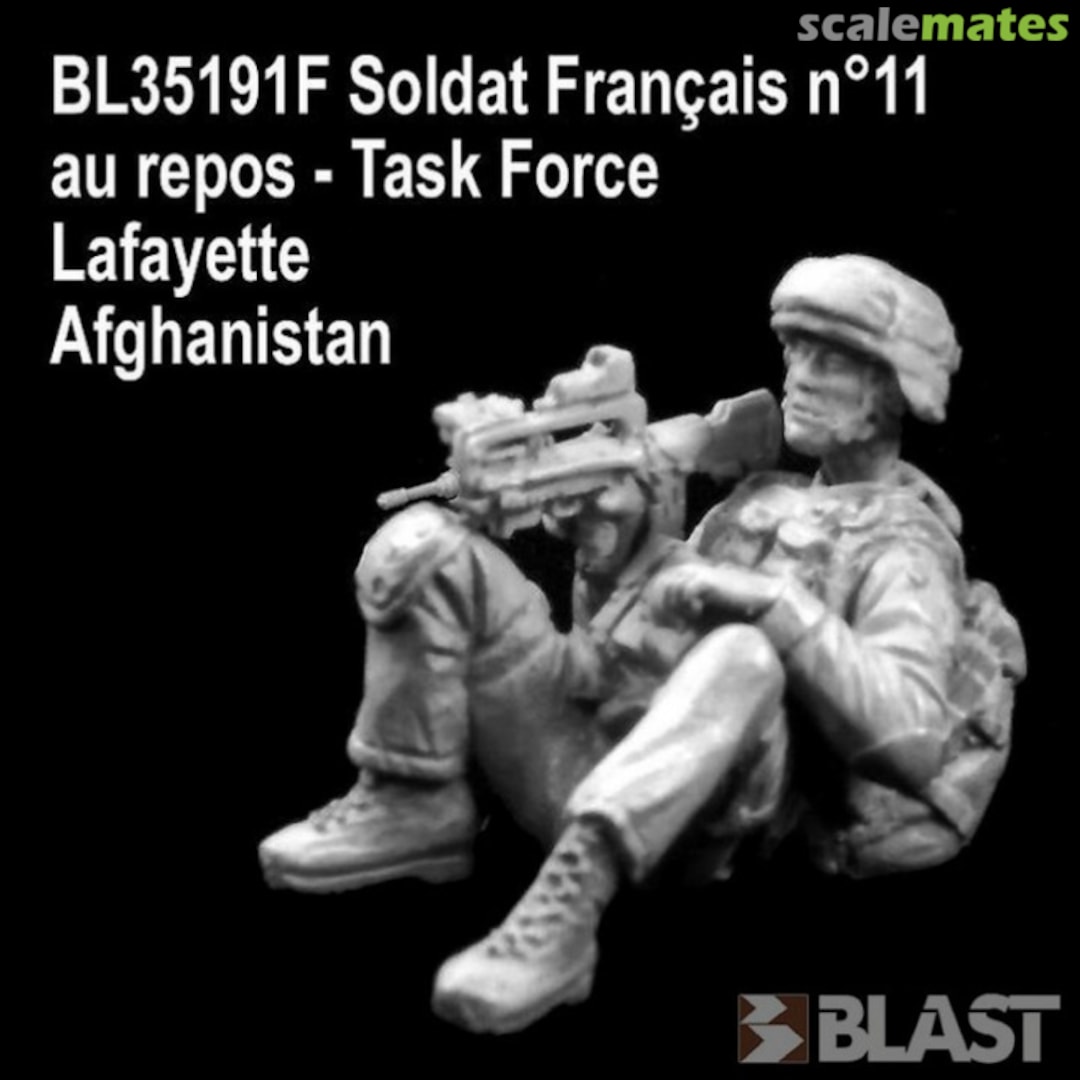 Boxart Soldat Français n°11 au repos Task Force Lafayette Afghanistan BL35191F Blast Models Boxart Soldat Français n°11 au repos Task Force Lafayette Afghanistan BL35191F Blast Models