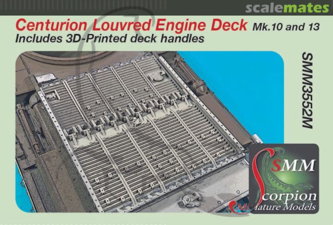 Boxart Centurion Late Hull Louvred Deck Mk.10 and 13 SMM3552M Scorpion Miniature Models Boxart Centurion Late Hull Louvred Deck Mk.10 and 13 SMM3552M Scorpion Miniature Models
