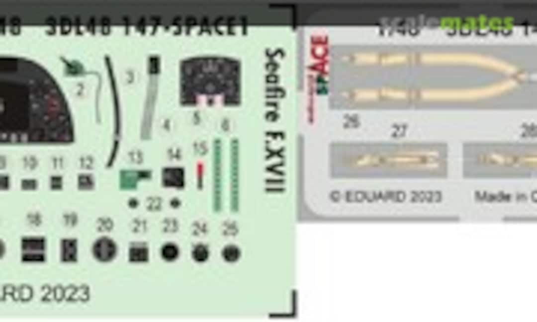 1:48 Seafire F.XVII (Eduard 3DL48147) 3DL48147