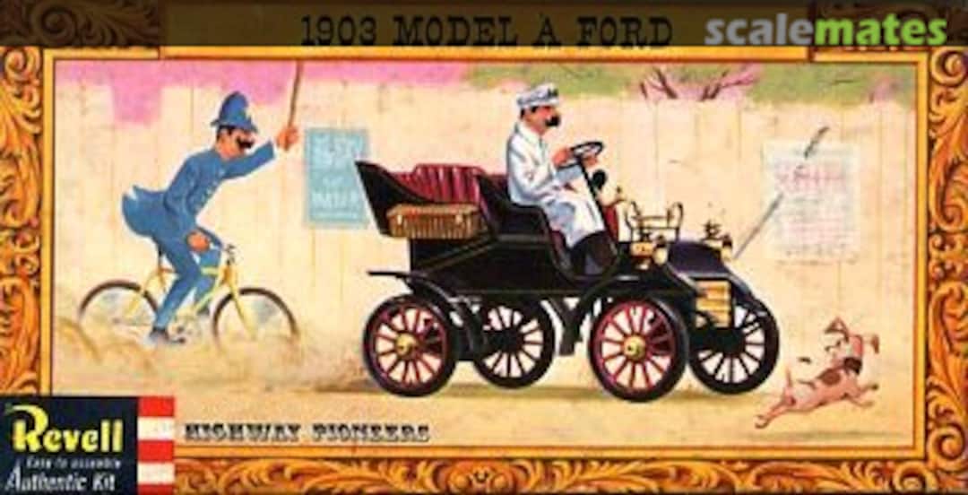 Boxart 1903 Model A Ford H-36 Revell Boxart 1903 Model A Ford H-36 Revell